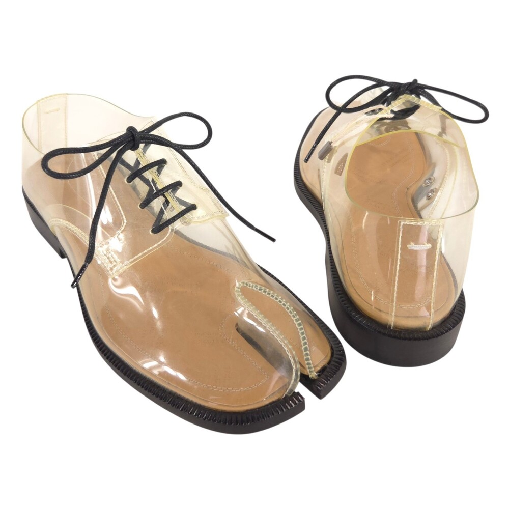 Maison Margiela Tabi PVC Lace Up Shoes US 5 EU 35 Womens Clear $990